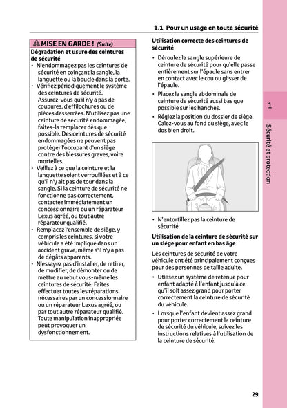 2025-2026 Lexus LBX Owner's Manual | French