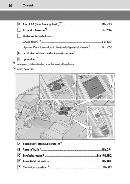 2017-2018 Lexus LC 500h Owner's Manual | Dutch
