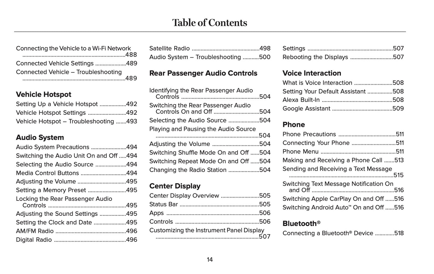 2025 Lincoln Navigator Owner's Manual | English