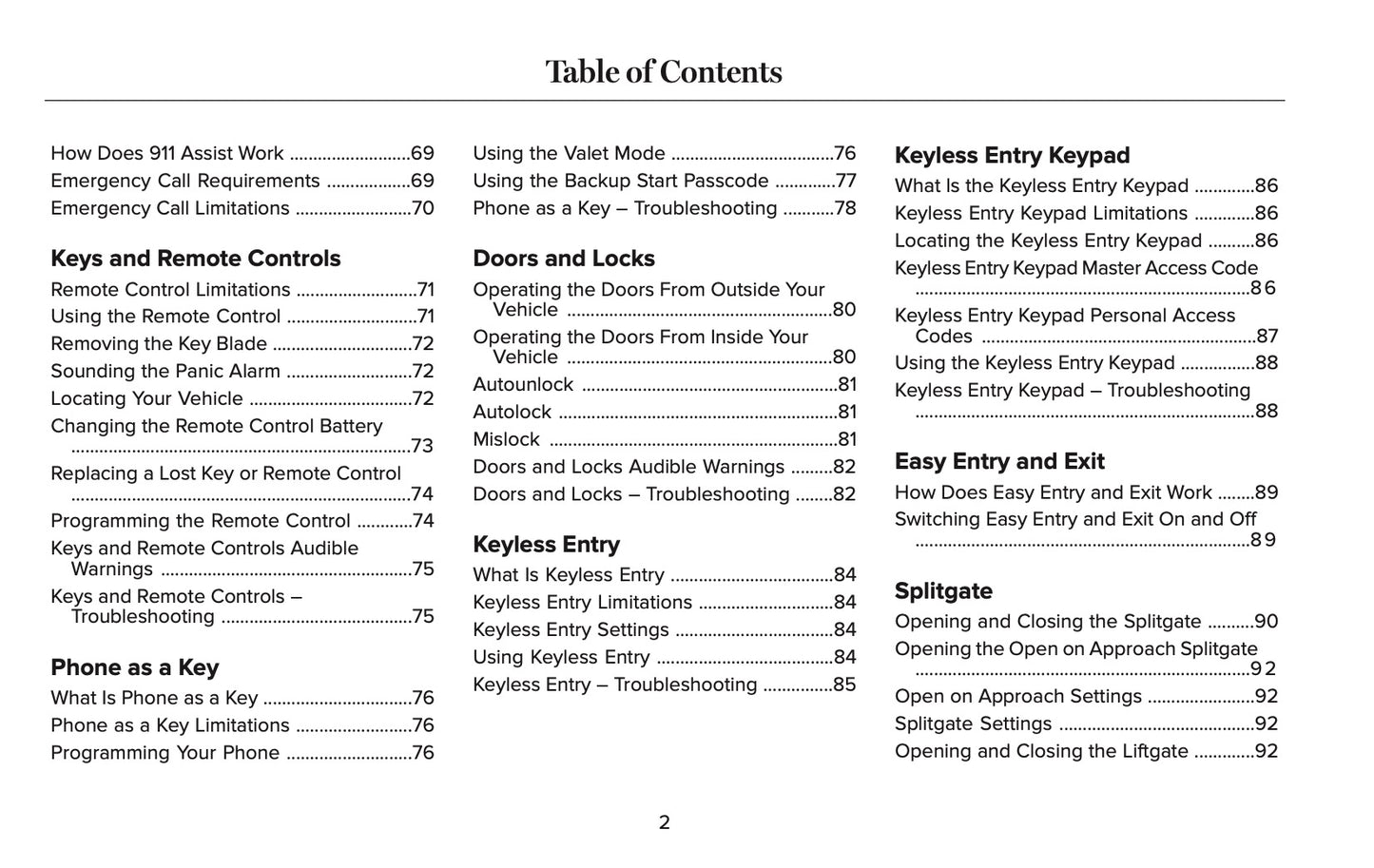 2025 Lincoln Navigator Owner's Manual | English