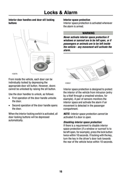 2002 Land Rover Range Rover Owner's Manual | English