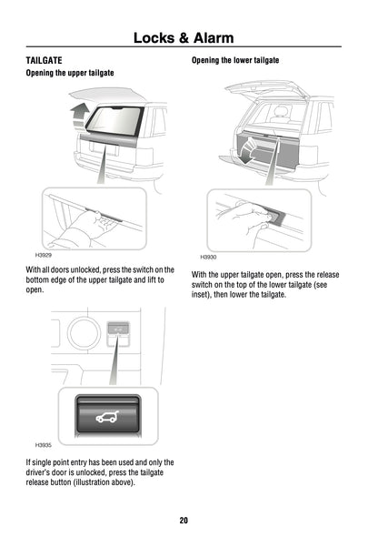 2002 Land Rover Range Rover Owner's Manual | English