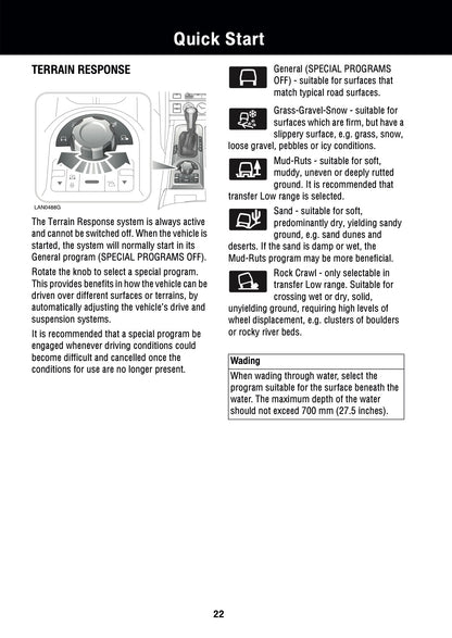 2008 Land Rover Range Rover Owner's Manual | English