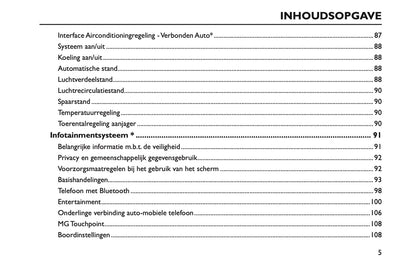 2024-2025 MG MG4 Electric Owner's Manual | Dutch
