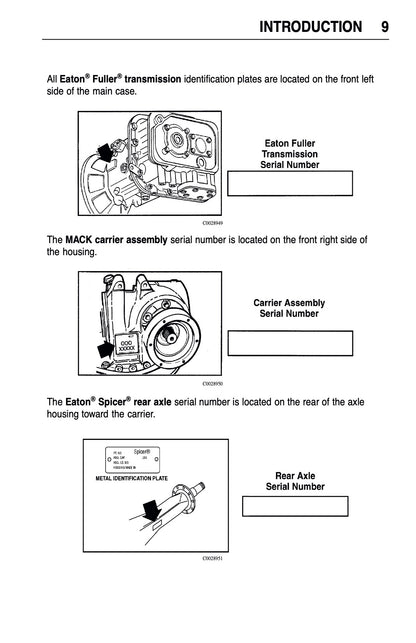 2009 Mack Granite Series Owner's Manual | English