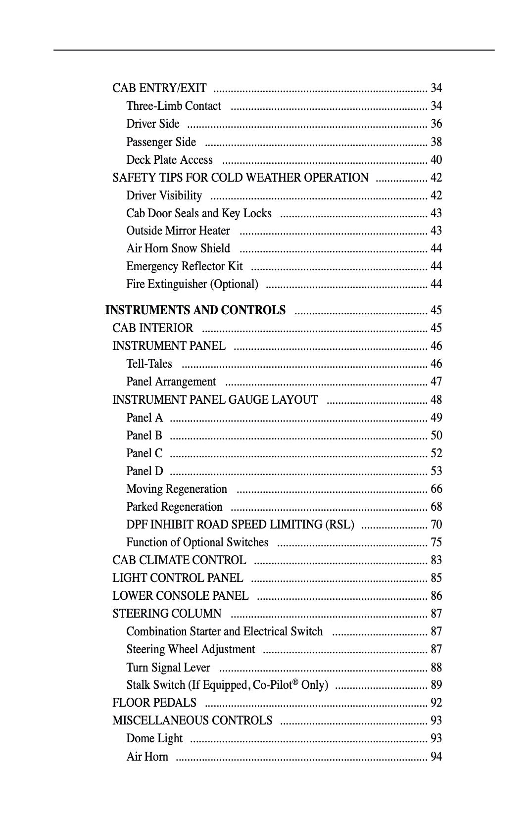 2009 Mack Granite Series Owner's Manual | English