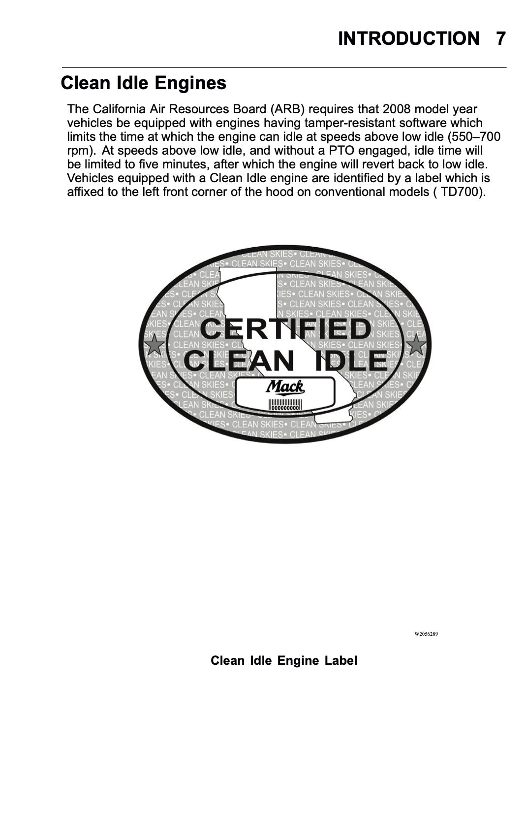 2010 Mack TD700 Series Owner's Manual | English