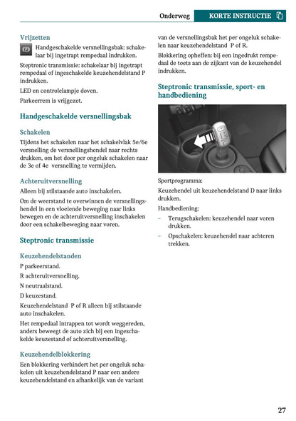 2022-2023 Mini Cabrio Owner's Manual | Dutch