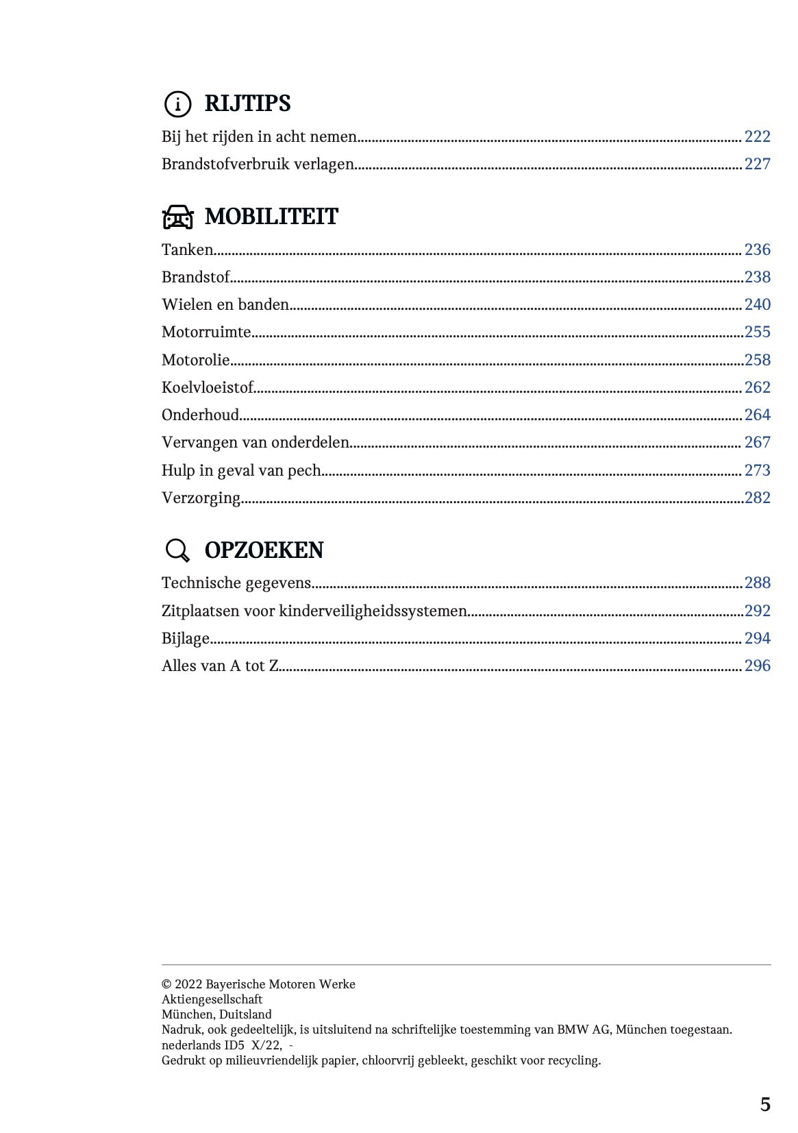 2022-2023 Mini Cabrio Owner's Manual | Dutch