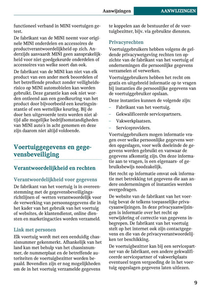 2021-2022 Mini Clubman Gebruikershandleiding | Nederlands