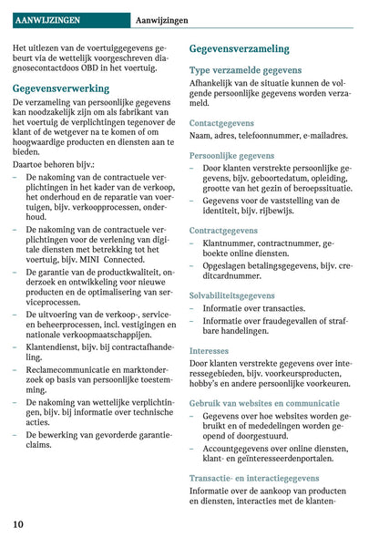 2021-2022 Mini Clubman Gebruikershandleiding | Nederlands