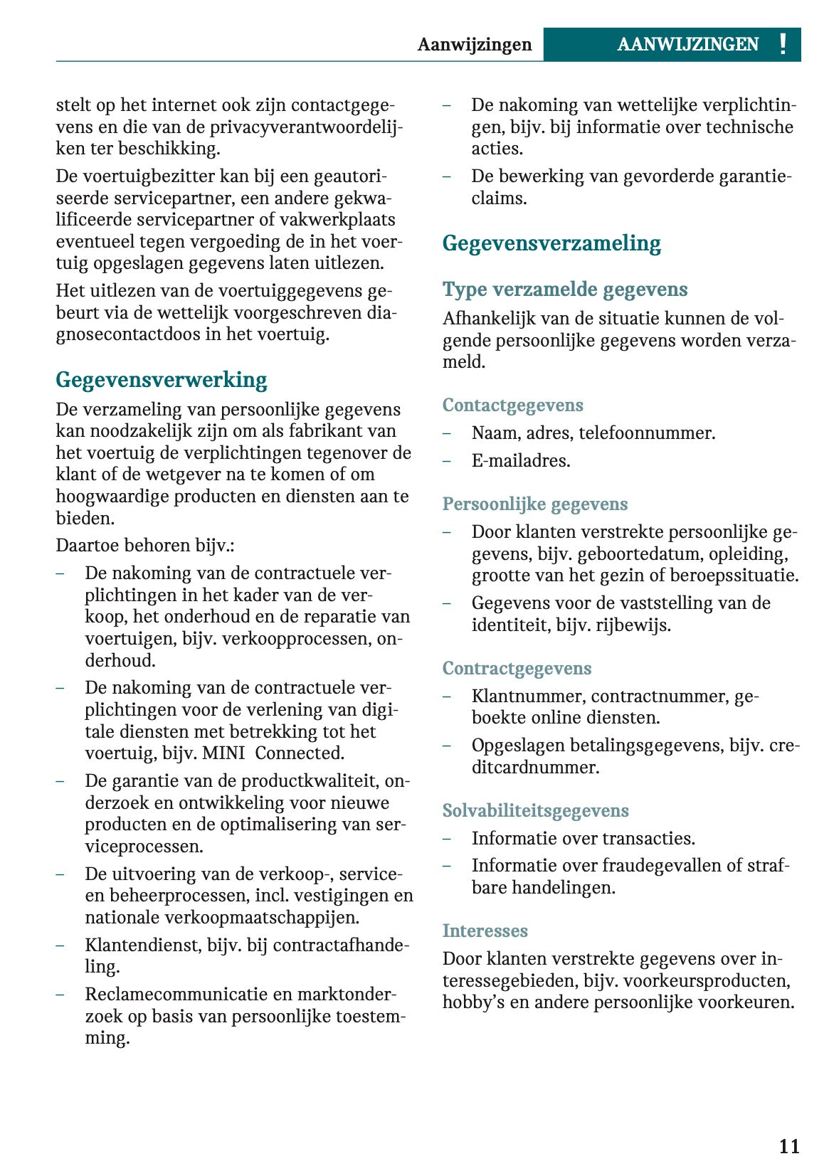 2023 Mini Cooper SE Gebruikershandleiding | Nederlands