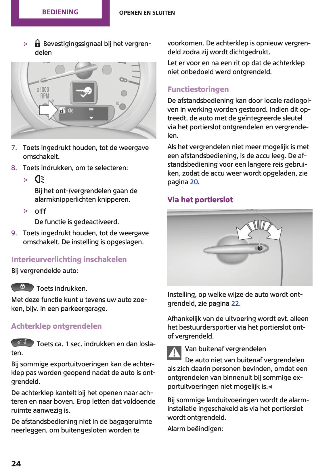 2013 Mini Countryman/Paceman Gebruikershandleiding | Nederlands