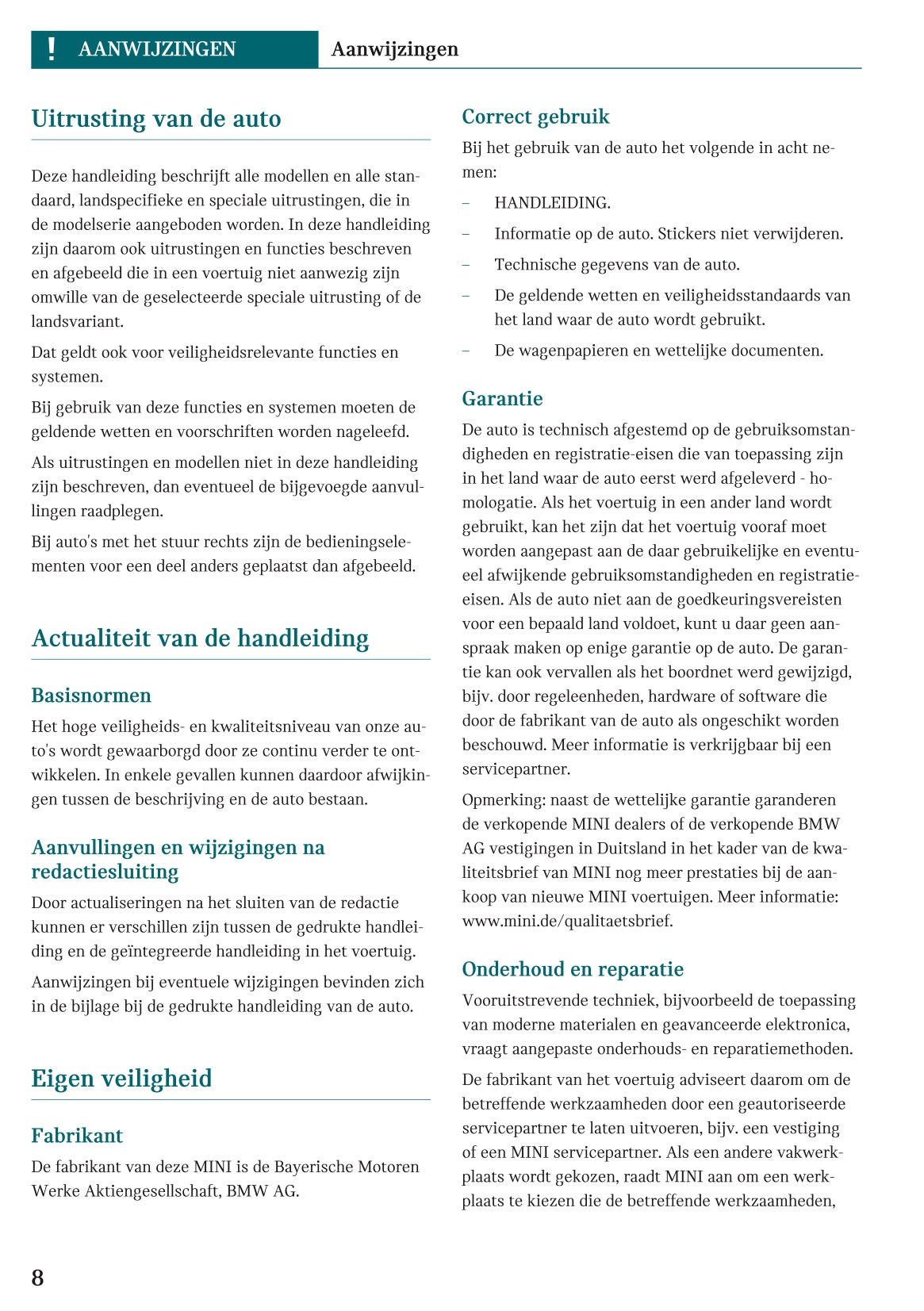 2022 Mini Countryman Gebruikershandleiding | Nederlands