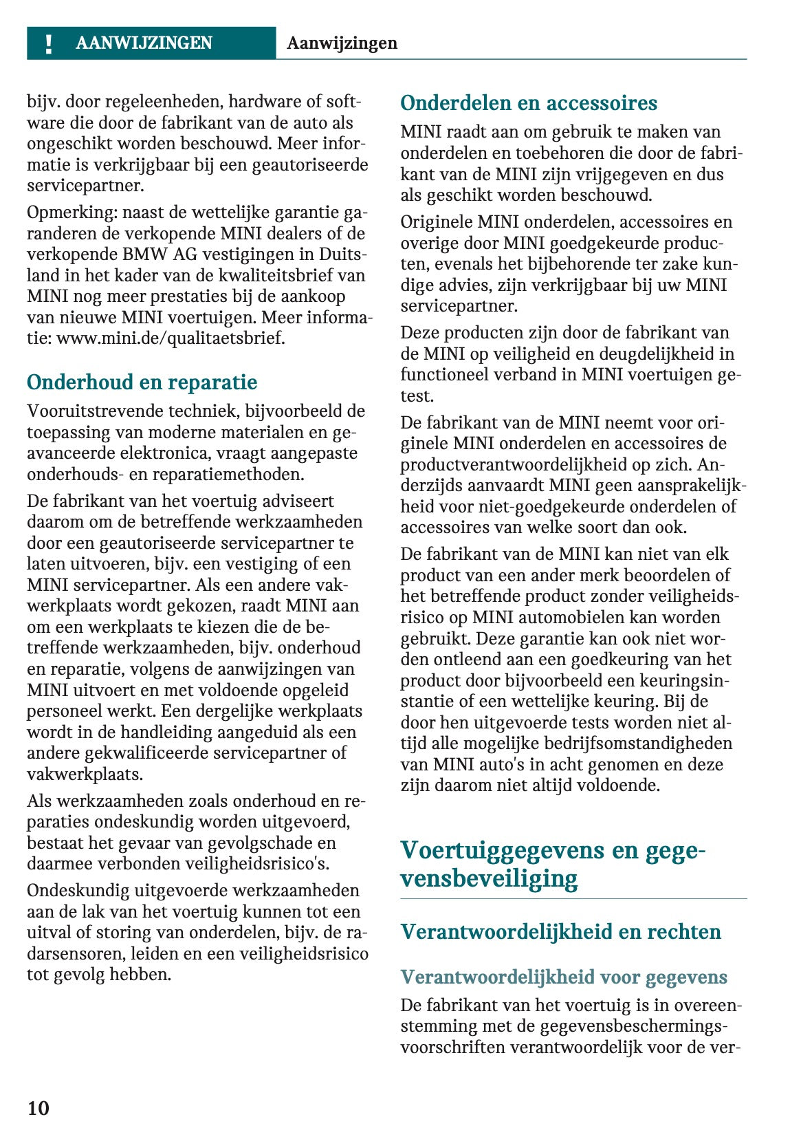 2024 Mini Countryman Gebruikershandleiding | Nederlands