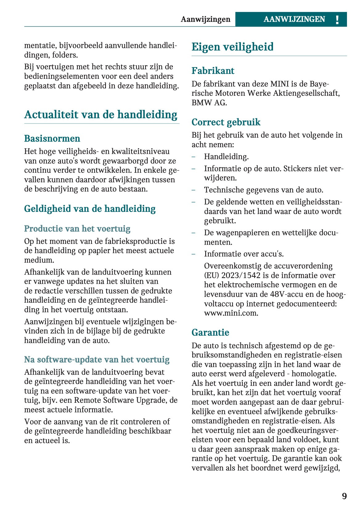 2024 Mini Countryman Gebruikershandleiding | Nederlands
