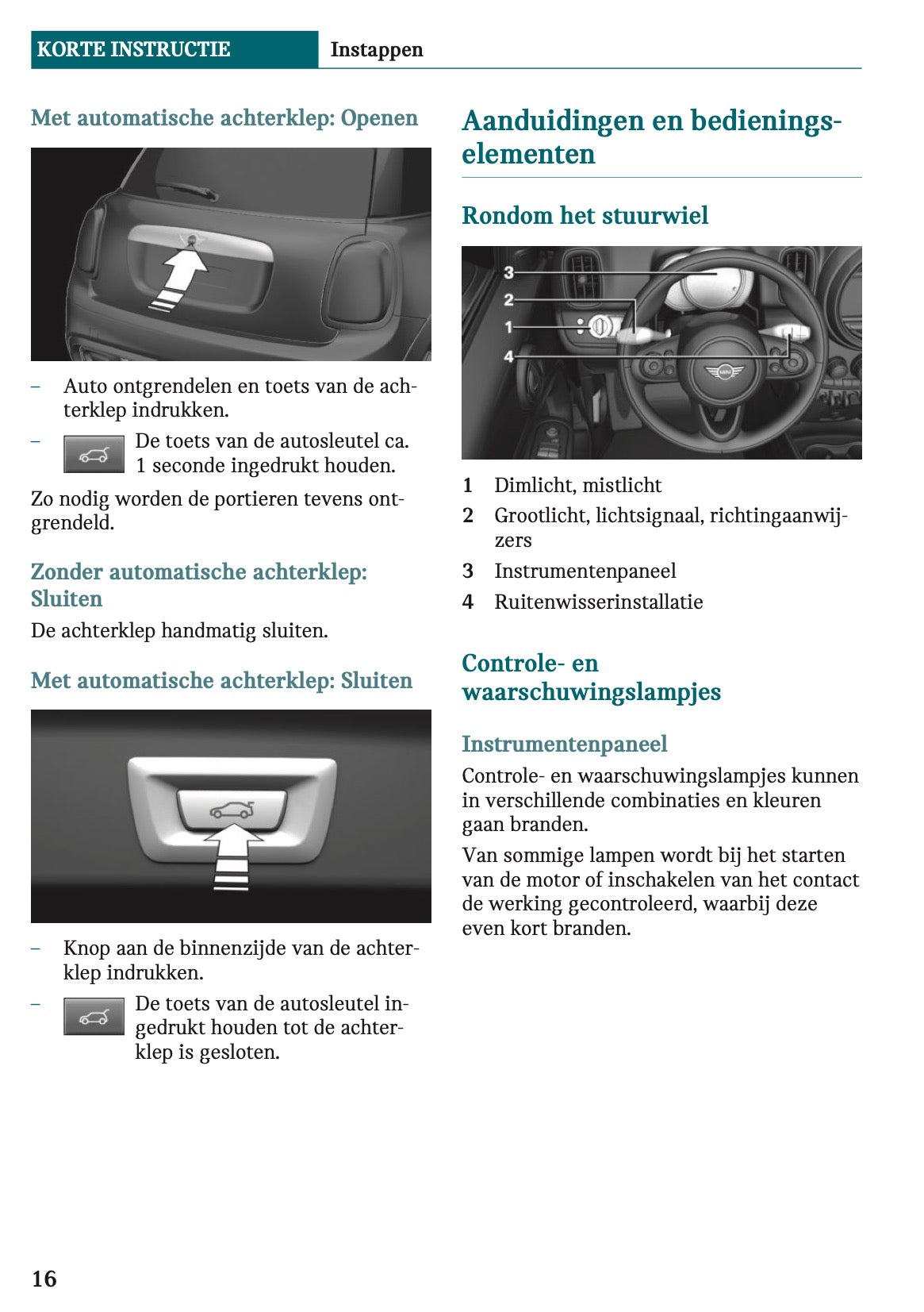 2020-2021 Mini Countryman Plug-in-Hybrid Gebruikershandleiding | Nederlands