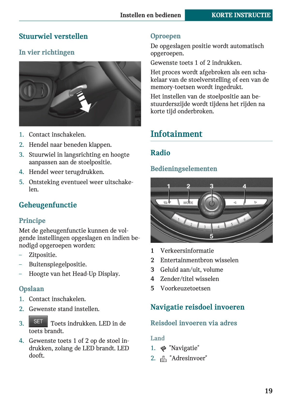 2020-2021 Mini Countryman Plug-in-Hybrid Gebruikershandleiding | Nederlands