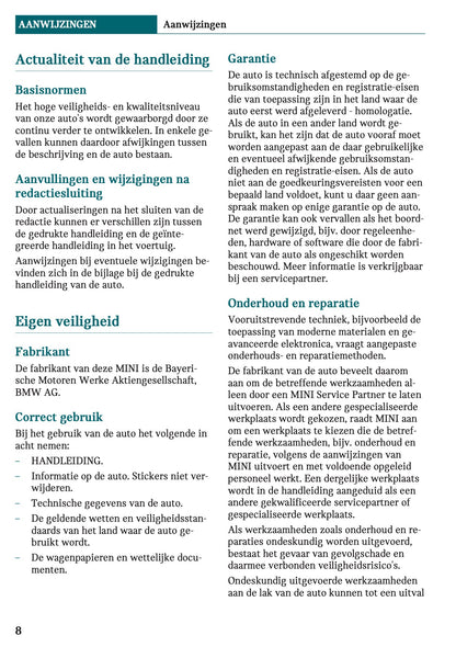 2020-2021 Mini Countryman Plug-in-Hybrid Gebruikershandleiding | Nederlands