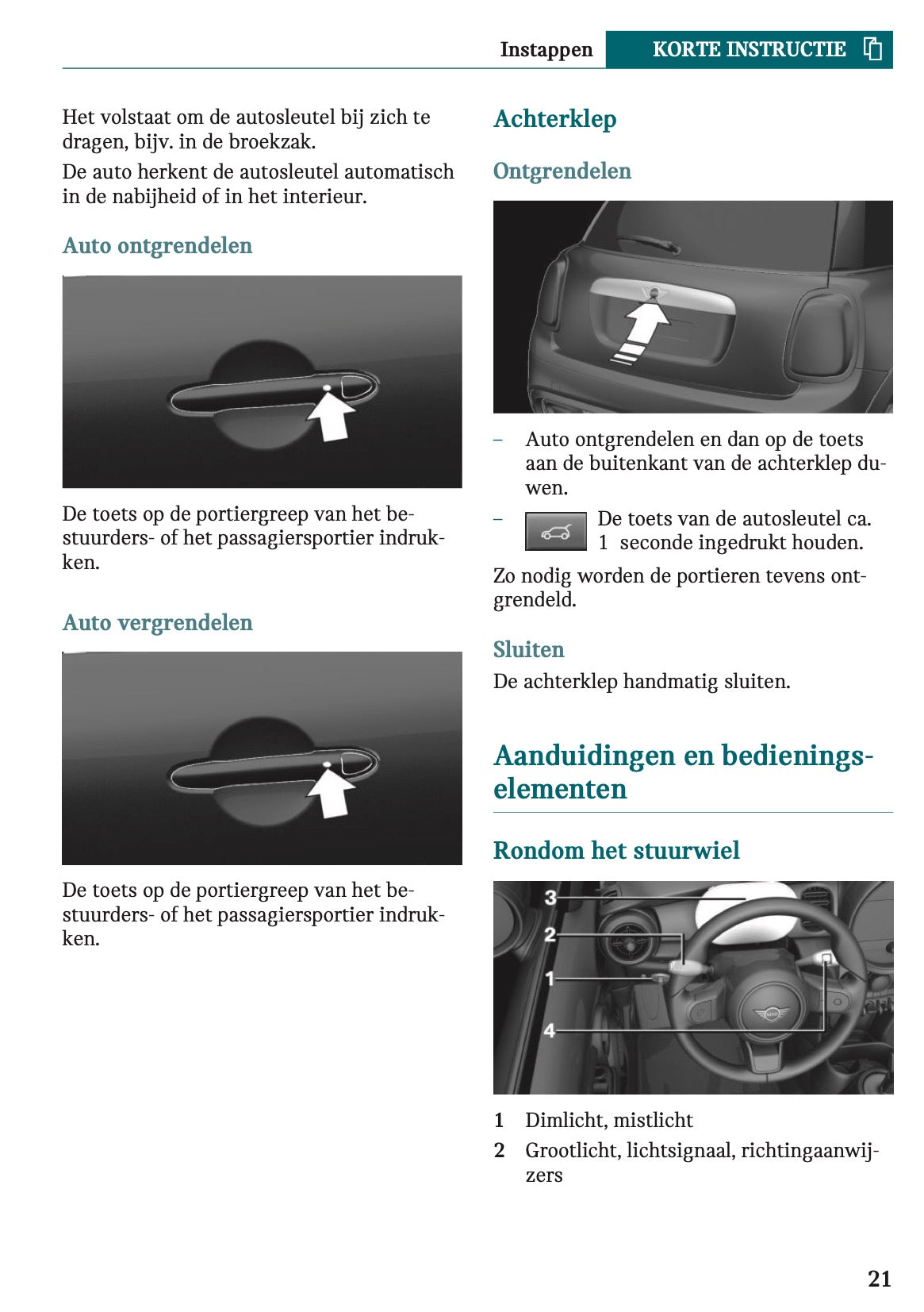 2023 Mini Mini Gebruikershandleiding | Nederlands