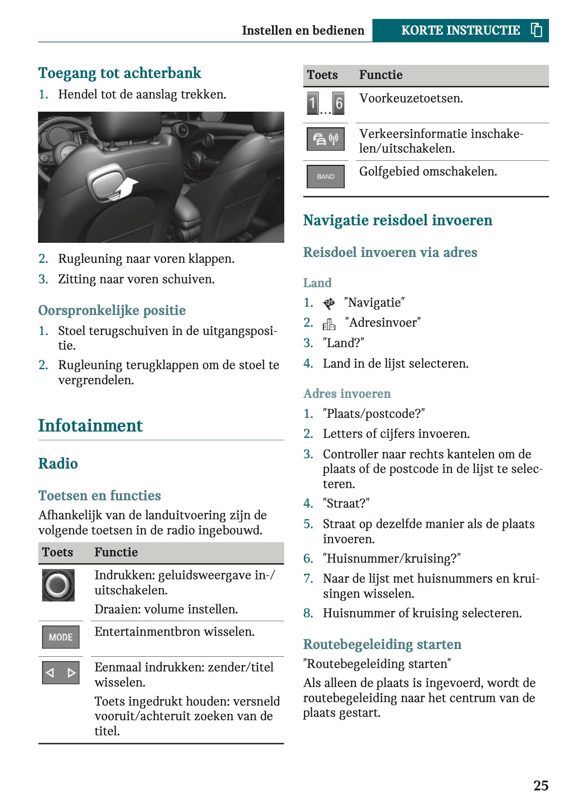 2023 Mini Mini Gebruikershandleiding | Nederlands