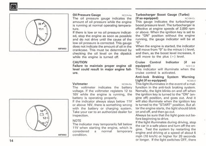 1992 Mitsubishi 3000GT Owner's Manual | English