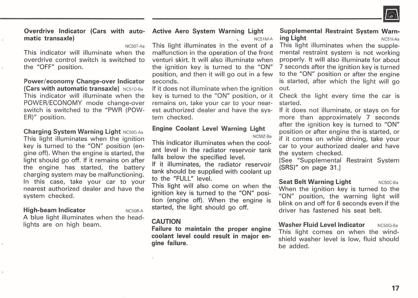 1992 Mitsubishi 3000GT Owner's Manual | English