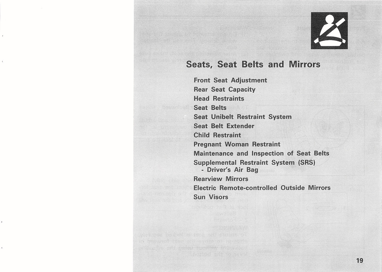 1992 Mitsubishi 3000GT Owner's Manual | English