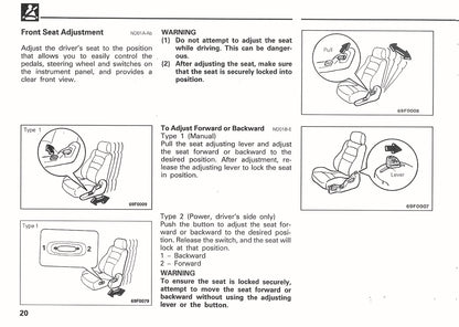 1992 Mitsubishi 3000GT Owner's Manual | English