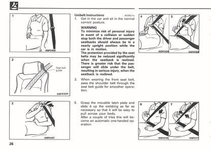 1992 Mitsubishi 3000GT Owner's Manual | English