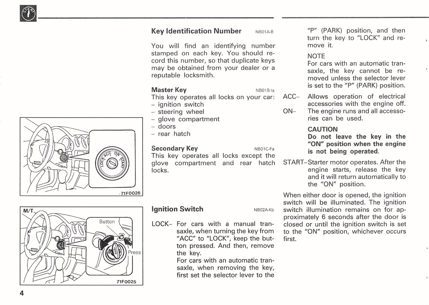 1992 Mitsubishi 3000GT Owner's Manual | English