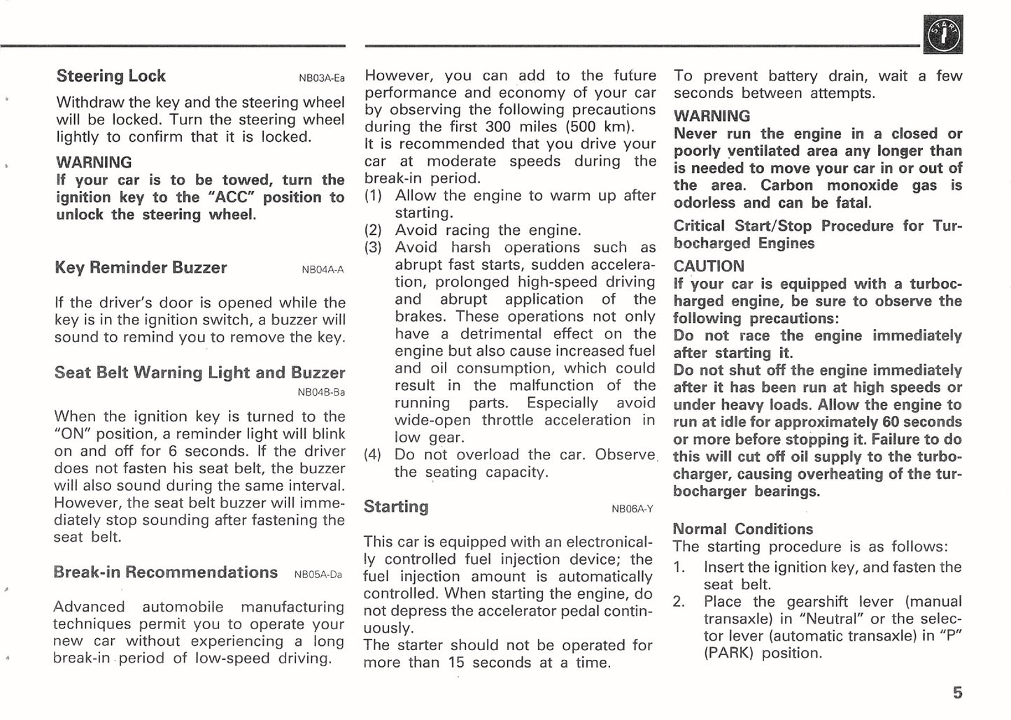 1992 Mitsubishi 3000GT Owner's Manual | English