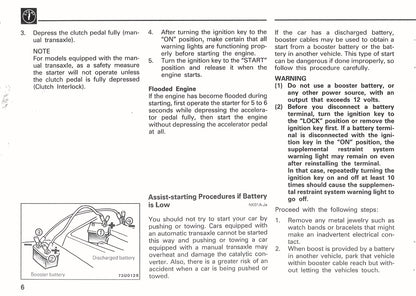 1992 Mitsubishi 3000GT Owner's Manual | English