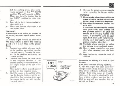 1992 Mitsubishi 3000GT Owner's Manual | English