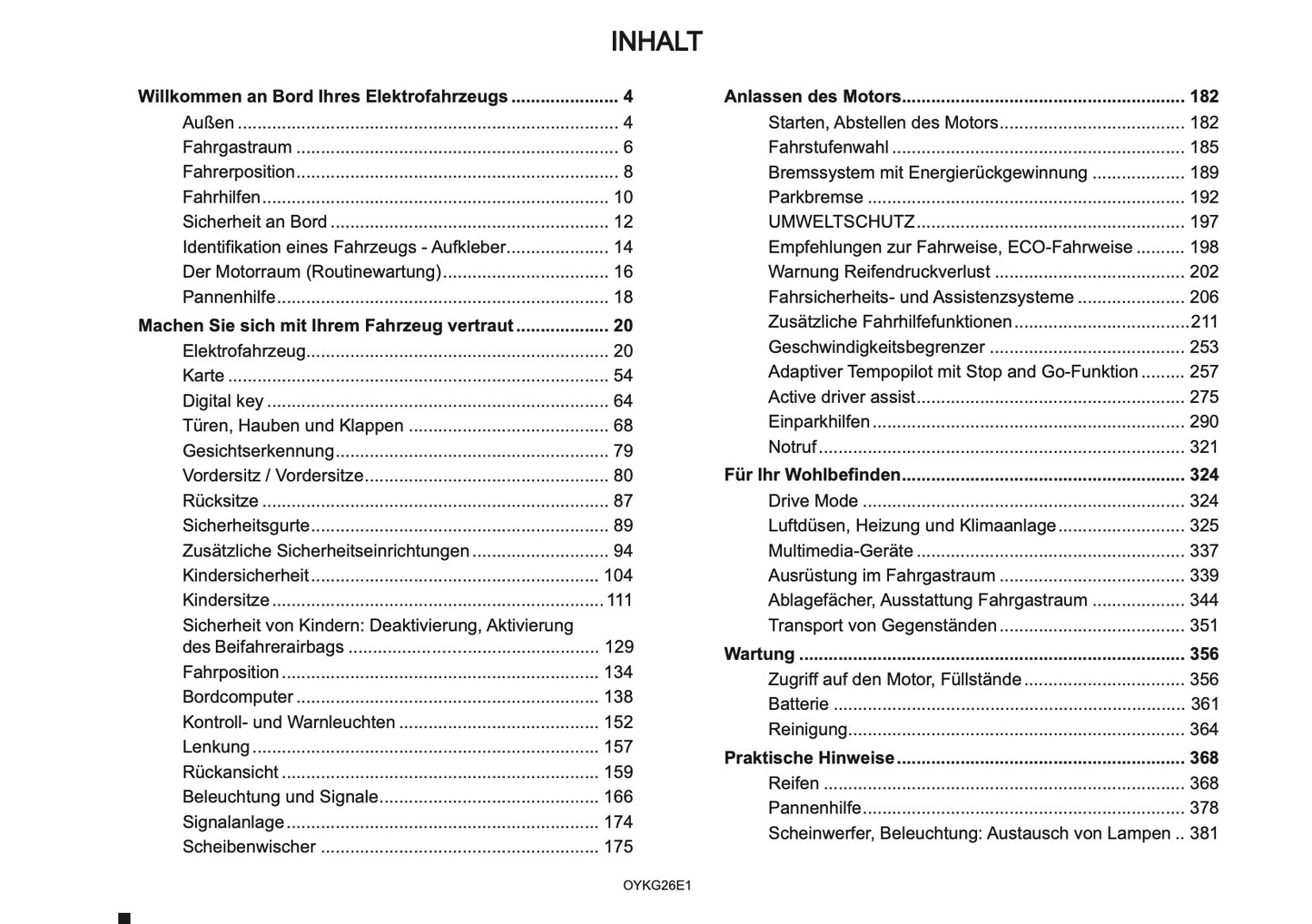 2026 Mitsubishi Eclipse Cross EV Owner's Manual | German