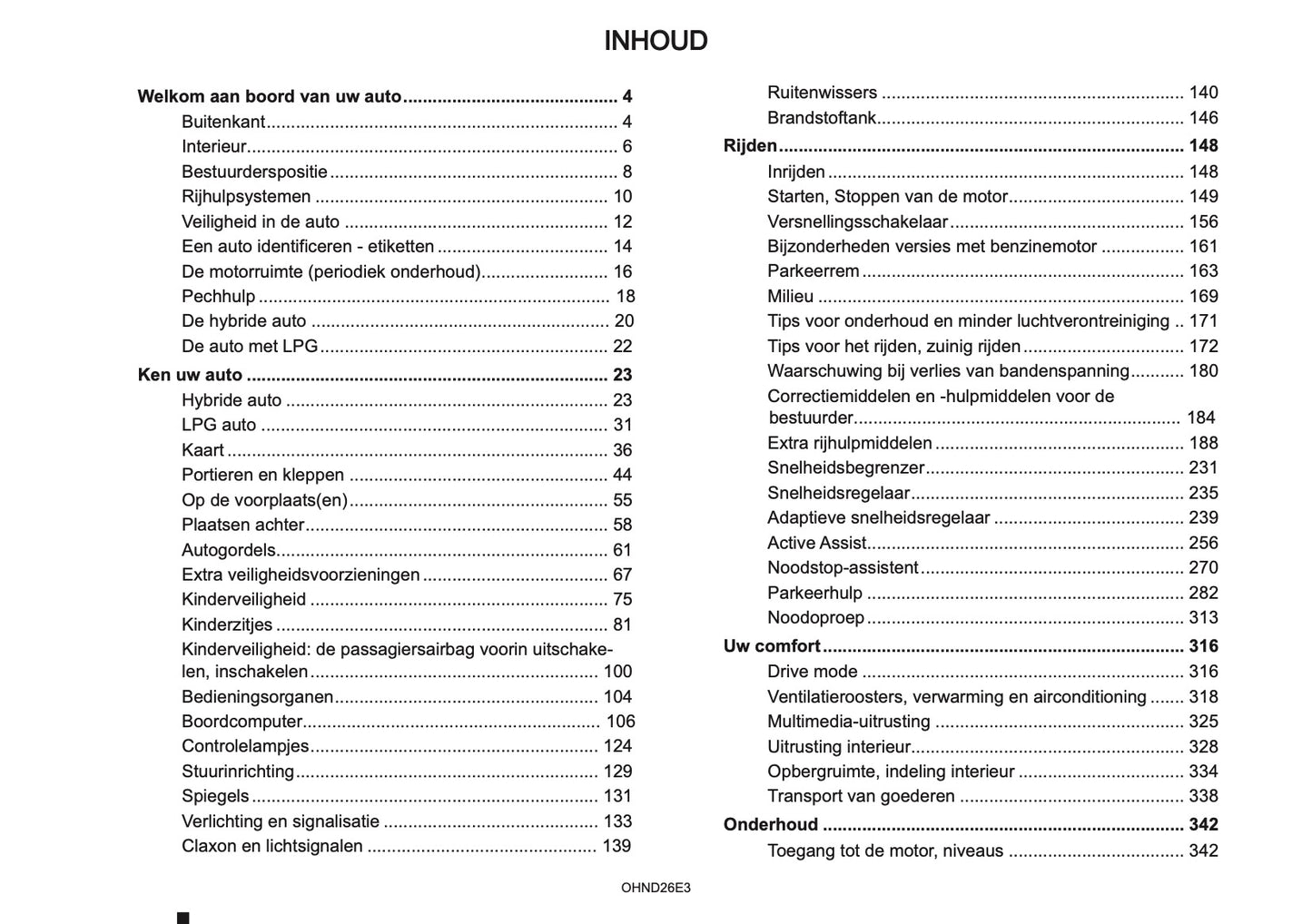 2026 Mitsubishi Grandis Owner's Manual | Dutch