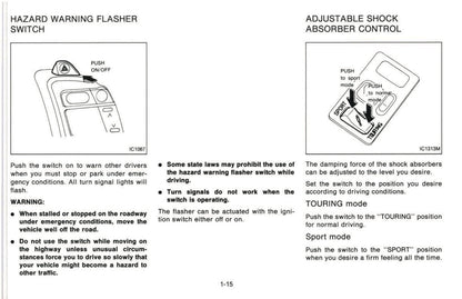 1994 Nissan 300ZX Owner's Manual | English