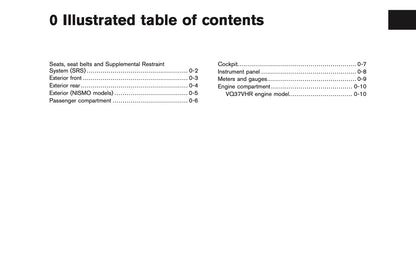 2009 Nissan 370Z Owner's Manual | English US
