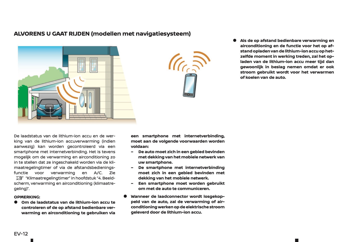 2019-2020 Nissan Leaf Owner's Manual | Dutch