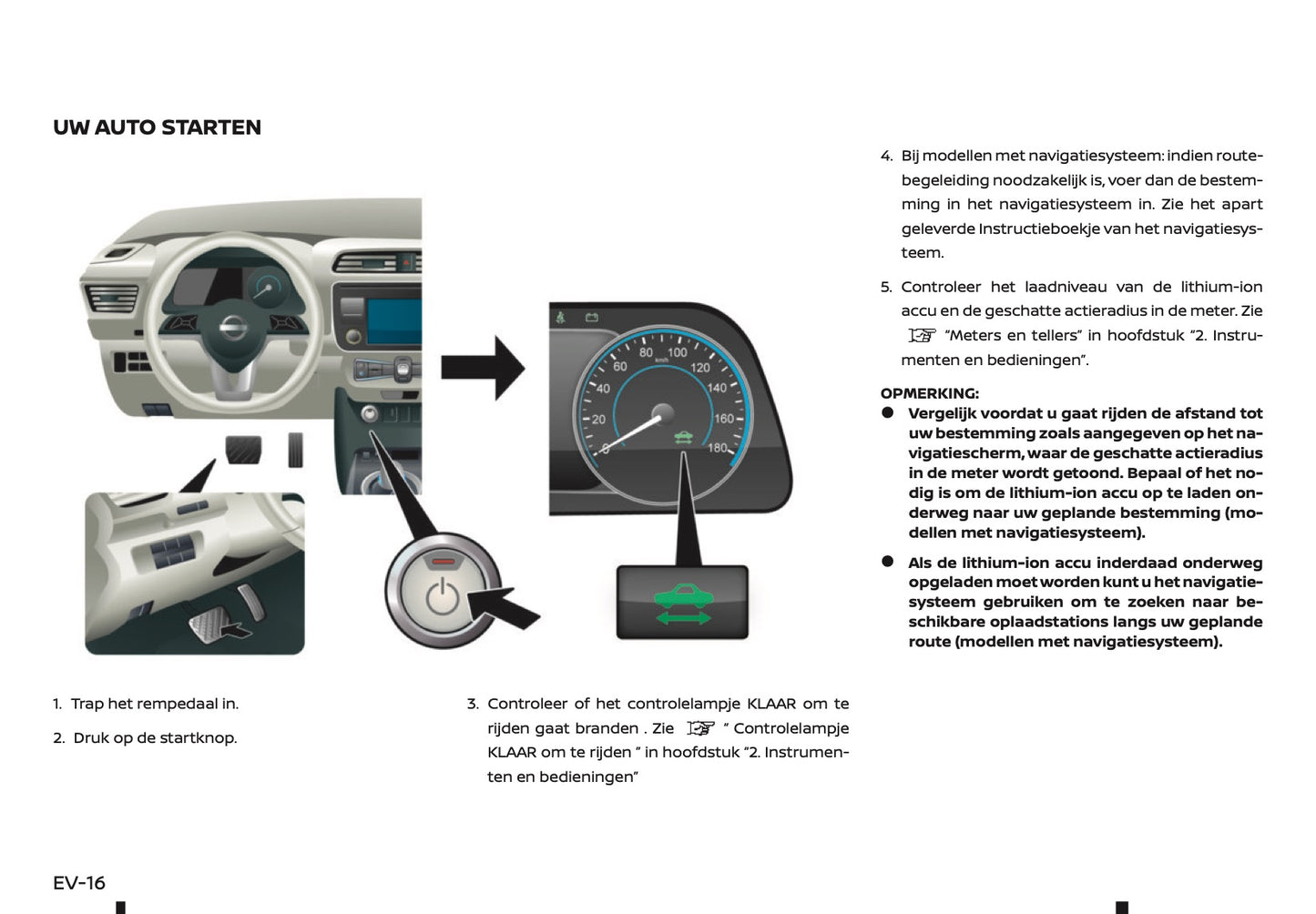 2019-2020 Nissan Leaf Owner's Manual | Dutch