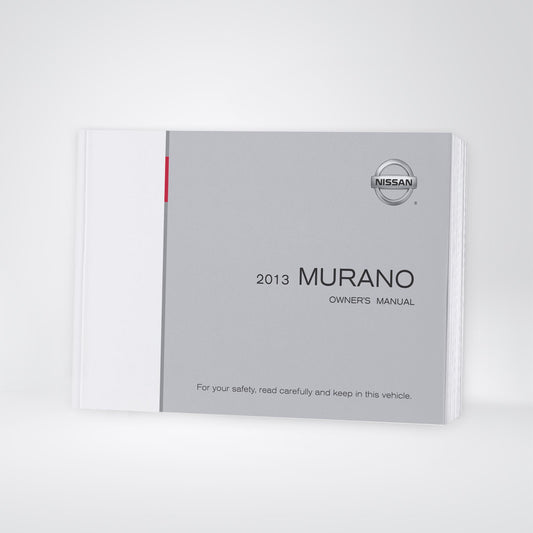 2013 Nissan Murano Owner's Manual | English