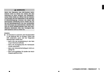 2025-2026 Nissan Qashqai e-Power Owner's Manual | German