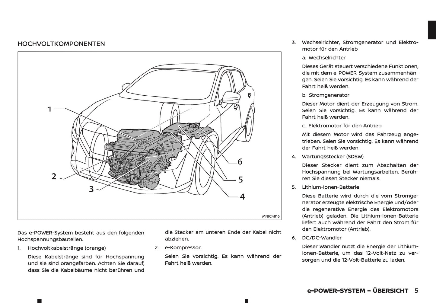 2026 Nissan Qashqai e-Power Owner's Manual | German