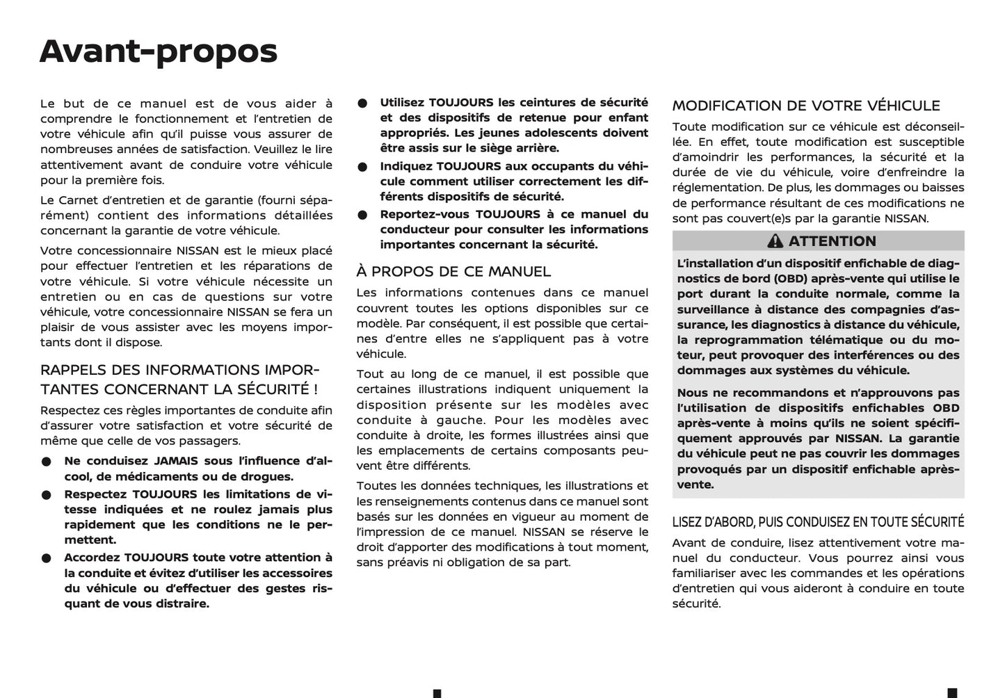 2024-2025 Nissan Qashqai Owner's Manual | French