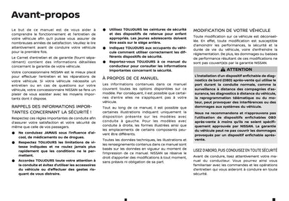 2024-2025 Nissan Qashqai Owner's Manual | French