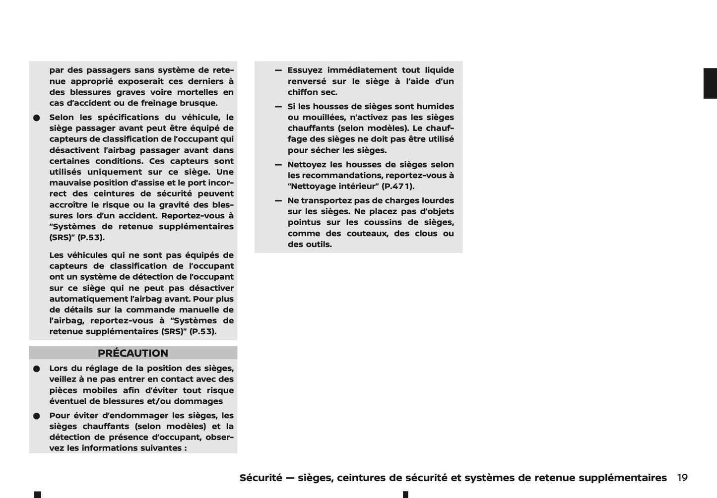 2024-2025 Nissan Qashqai Owner's Manual | French