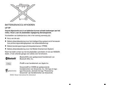 2015-2016 Nissan Qashqai Gebruikershandleiding | Nederlands