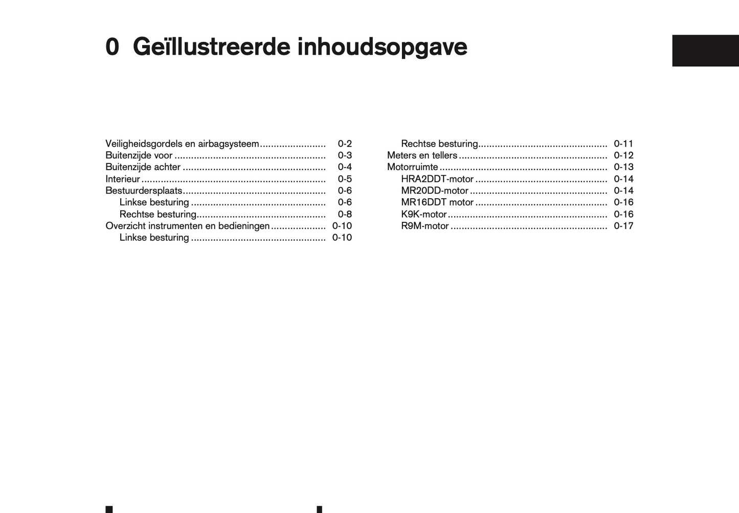 2016-2017 Nissan Qashqai Gebruikershandleiding | Nederlands