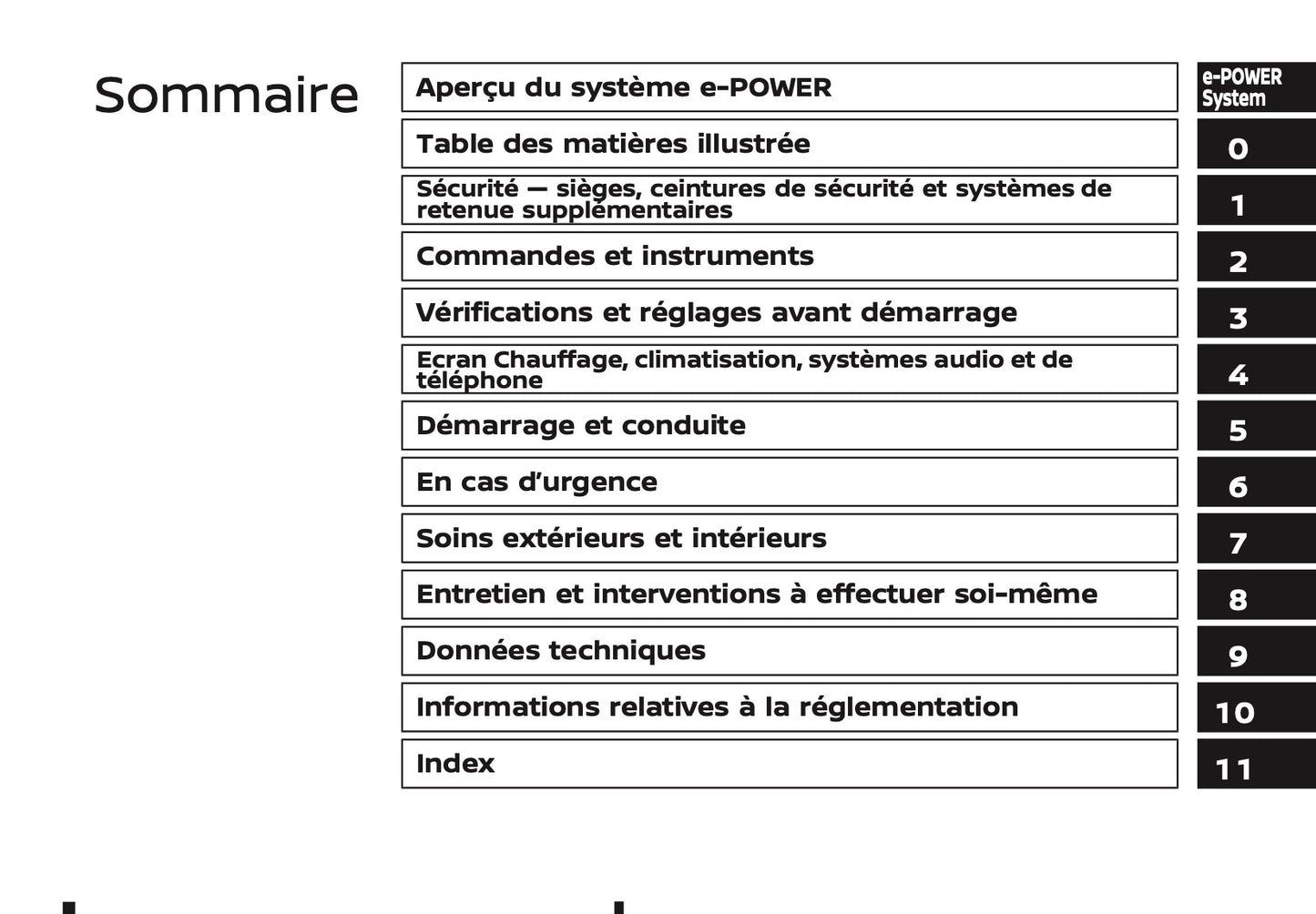 2024-2025 Nissan X-Trail e-Power Manuel du propriétaire | Français