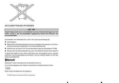 2020-2021 Nissan X-Trail Gebruikershandleiding | Nederlands